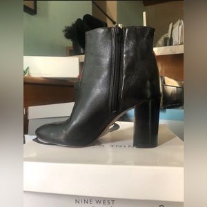 Leather ankle boots